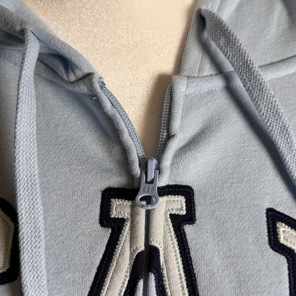 GAP Sky Blue Zip-Up Hoodie - Picture 2 of 7